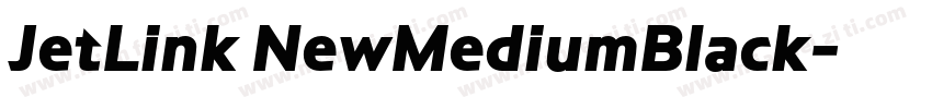JetLink NewMediumBlack字体转换